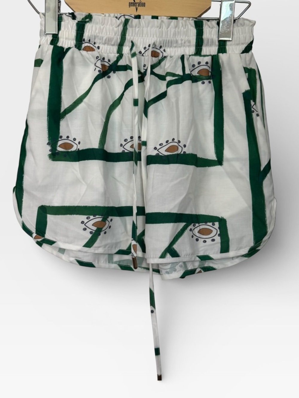 Commense SET Print Drawstring Shorts Set NWOT - image 4